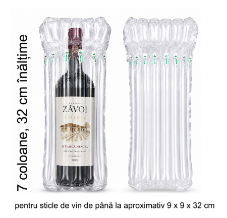Ambalaje gonflabile - Ambalaje Gonflabile pentru Sticle de Vin 750ml | Protecție Antispargere Transport Curier