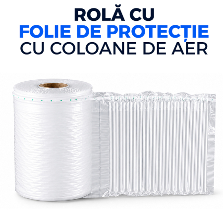 Ambalaje gonflabile - rola-folie-coloane-aer-ambalare-protectie-antisoc-transport-curierat-romania