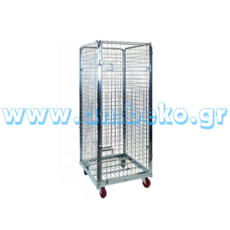 Μεταφορικά φορτίων - Δοχείο σε ρολό με 4 τοιχώματα 700x800x1800h -