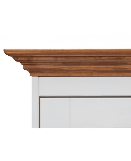 BIROU ELEGANT ALB/STEJAR BELLUNO DIN LEMN DE PIN [6]