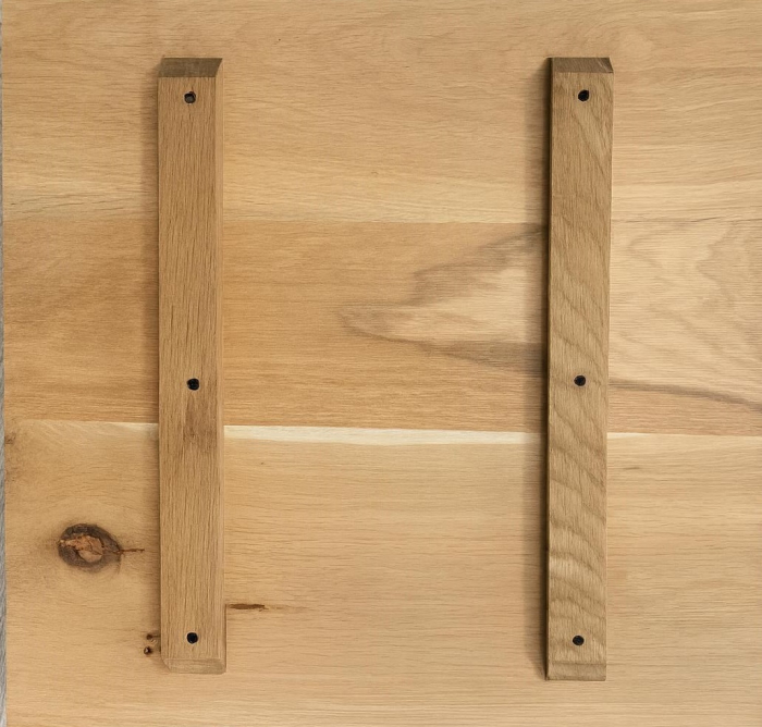 Blat din Lemn Stejar, cu laturi drepte, culoare natur [2]