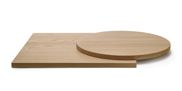 Blat masa Rotund din Lemn de Stejar 27 mm-diametru 30-90 cm [2]