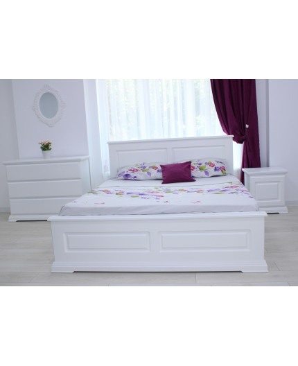 Comoda alba din lemn de tei cu 3 sertare Ambient [5]
