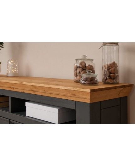 Marone- comoda TV Grafit/ Stejar [6]