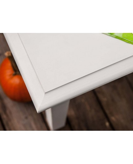 Masa alba extensibila Belluno din lemn de pin 150(197) x 93 cm [4]