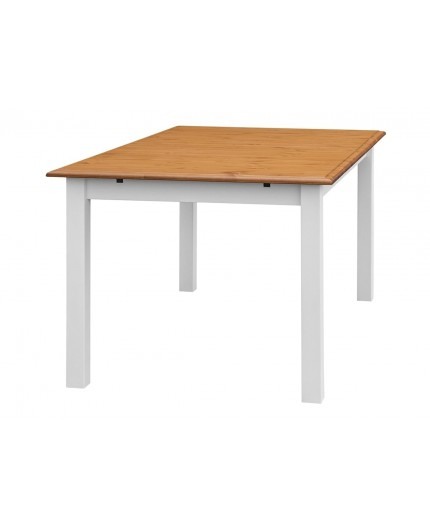 MASA EXTENSIBILA ALB/STEJAR BELLUNO DIN LEMN DE PIN 150(197) X 93 CM [3]