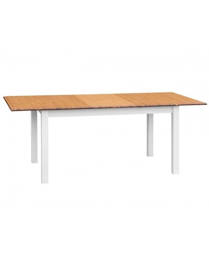 MASA EXTENSIBILA ALB/STEJAR BELLUNO DIN LEMN DE PIN 150(197) X 93 CM [4]