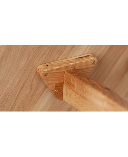 Masuta de cafea din stejar Orbetelo masa rotunda 90 cm [5]