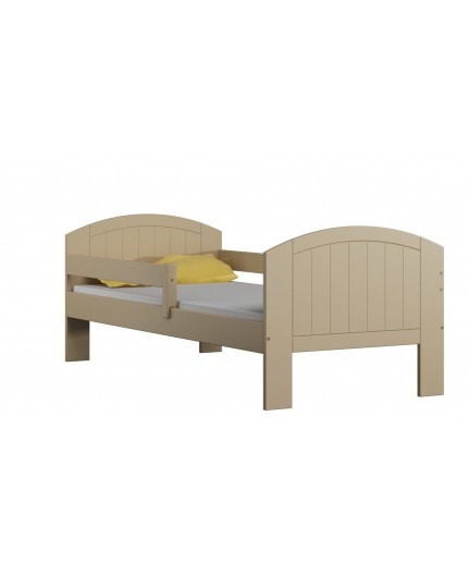 PAT PENTRU COPII MIKO ALBASTRU DIN LEMN DE PIN 180 X 80 CM CU SALTEA INCLUSA SI SERTAR ALB [2]