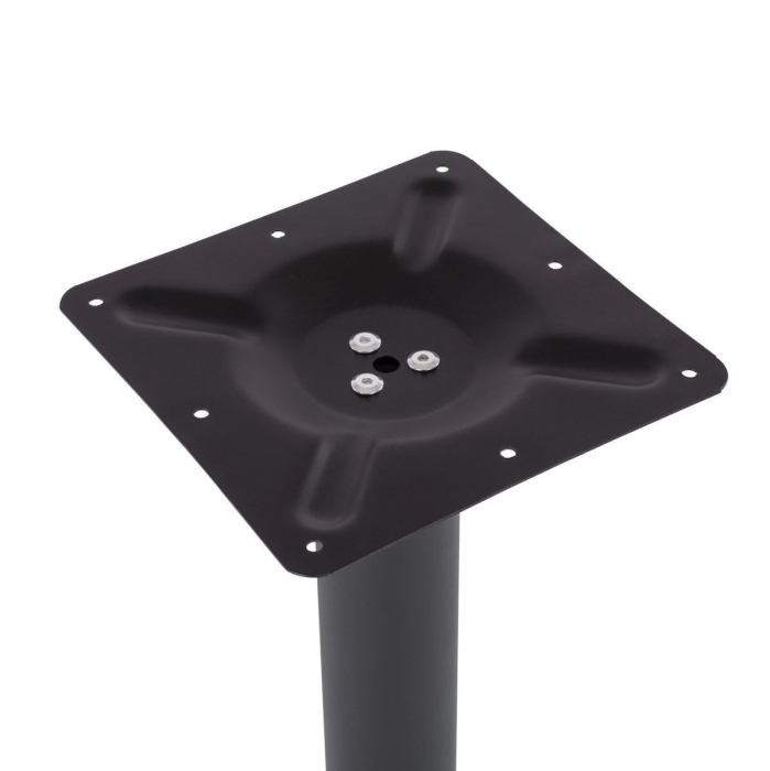 Picior central metalic pentru masă 45x45 cm, înălțime 72 cm – negru mat [3]