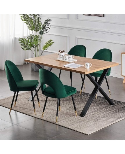 Set 2 picioare de masa metalice, model industrial, l 75 x H 73 cm [5]