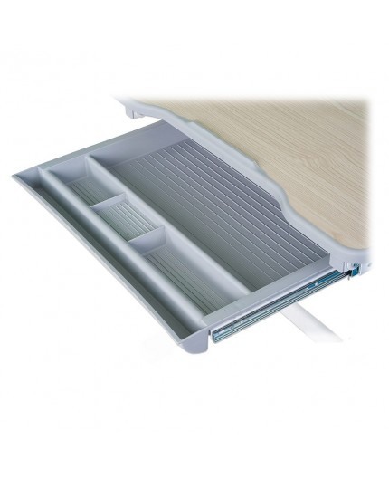 SET BIROU SI SCAUN COPII, REGLABIL PE INALTIME, PICO GRI [3]