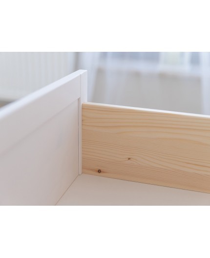 Vitrina alba din lemn Marone Elite 1.3 [3]