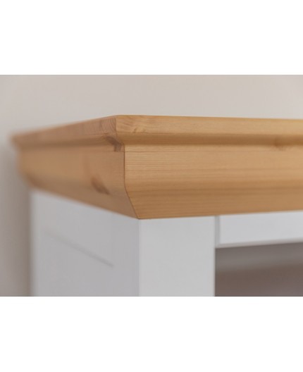 Vitrina din lemn alba Marone Elite 2D [11]