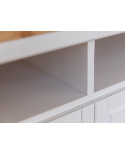 Vitrina din lemn alba Marone Elite 2D [8]