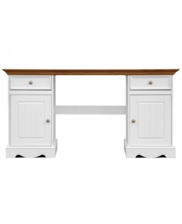 BIROU ELEGANT ALB/STEJAR BELLUNO DIN LEMN DE PIN [3]