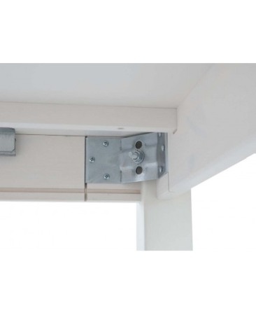 Masa alb-nuc Belluno din lemn de pin 150(197) x 93 cm [1]