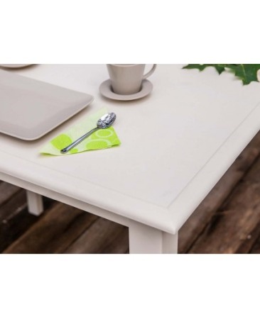 Masa alba extensibila Belluno din lemn de pin 150(197) x 93 cm [2]