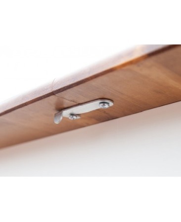 MASA EXTENSIBILA ALB/STEJAR BELLUNO DIN LEMN DE PIN 150(197) X 93 CM [6]