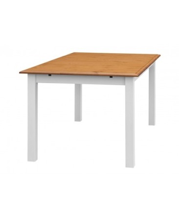 MASA EXTENSIBILA ALB/STEJAR BELLUNO DIN LEMN DE PIN 150(197) X 93 CM [2]