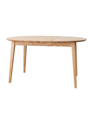 ORBETELO - Masa rotunda din stejar de la 110 cm la 160 cm Orbetello extensibila