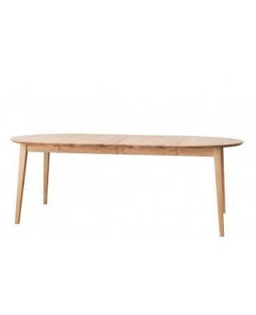 ORBETELO - Masa rotunda din stejar de la 110 cm la 210 cm Orbetello extensibila