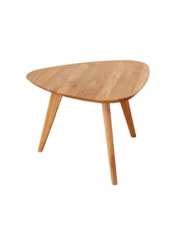 ORBETELO - Masuta de cafea din stejar Orbetelo masa ovala 67x68 cm