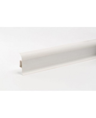Plinta - Plinta parchet PVC cu canal cablu 5.5 cm cod 001- Alb