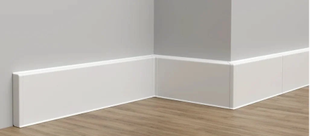 Plinta Parchet PVC Ideal Dyuna Alba 80x15x2200 mm [3]