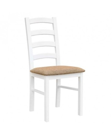 Mese si Scaune - SCAUN ALB BELLUNO ELEGANTE DIN FAG 01