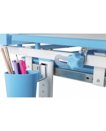 SET BIROU SI SCAUN COPII, REGLABIL PE INALTIME, CANTO ALBASTRU [3]