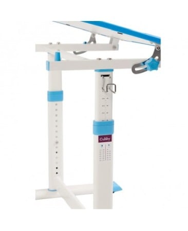 Set birou si scaun copii, reglabil pe inaltime, Oly albastru [4]