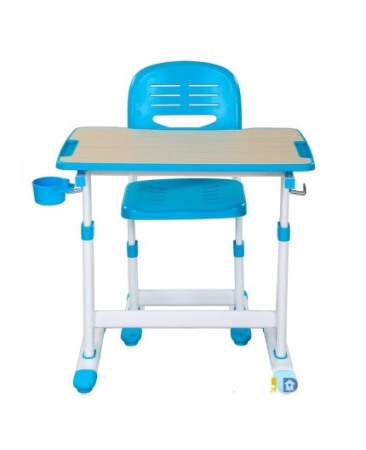 SET BIROU SI SCAUN COPII, REGLABIL PE INALTIME, PICO ALBASTRU [1]