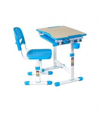 Acasa - SET BIROU SI SCAUN COPII, REGLABIL PE INALTIME, PICO ALBASTRU