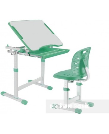 Birouri copii - SET BIROU SI SCAUN COPII REGLABIL PE INALTIME, PICO III VERDE