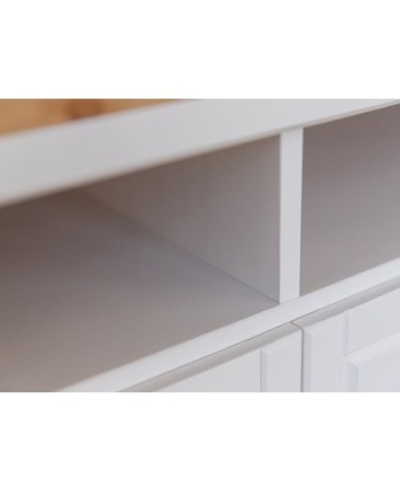 Vitrina din lemn alba Marone Elite 2D [7]