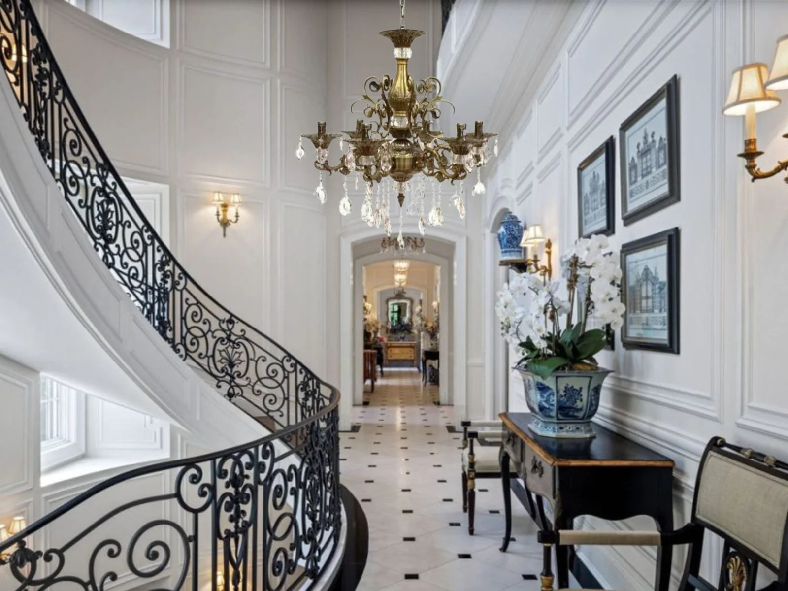 Candelabru Clasic Cu Cristale ,6 Brațe,Soclu E14 2260/6 [3]