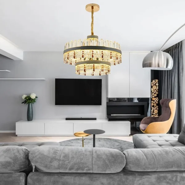 Candelabru Cristal Ø750+450MM,276W 8651/750+450 [2]