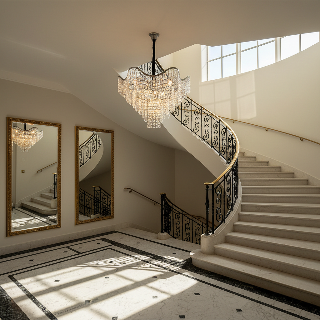 Candelabru elegant, Ø780×H620 mm, E27 MAX60W×18, model 78006/780 CH [4]