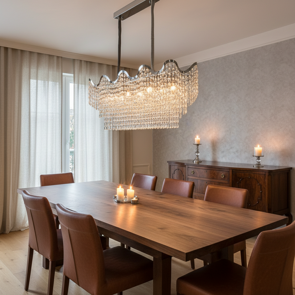 Candelabru, L1100×H420 mm, 12 becuri E27, model 78006/1100+400 CH [4]