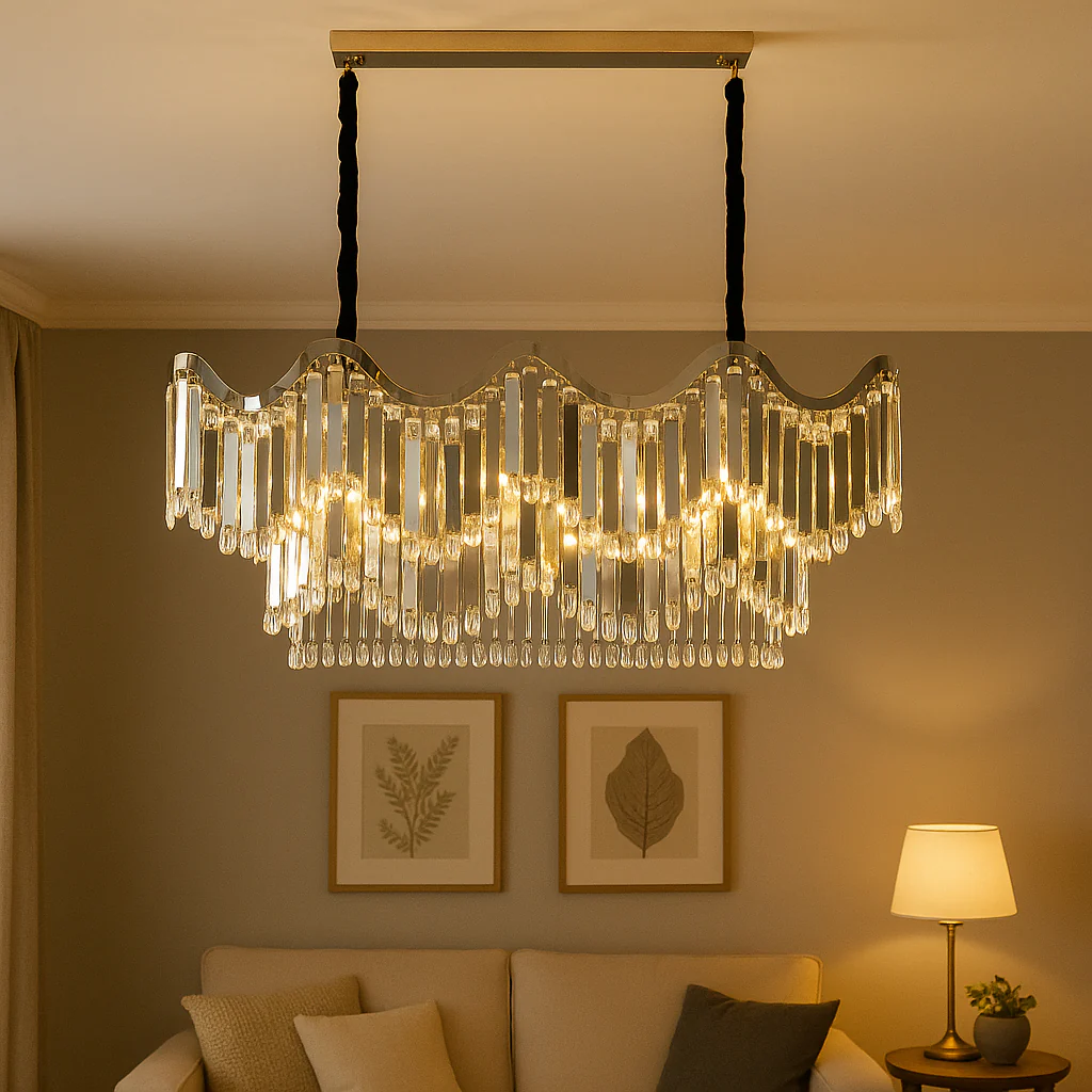 Candelabru rectangular, L1100×H440 mm, E27 max 60W×12, 78012/1100+400 CH [2]