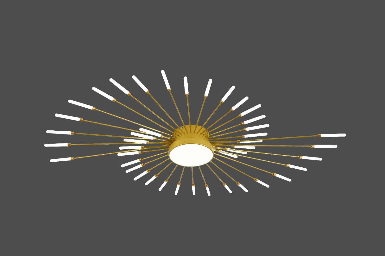 Lustra LED modernă D1280×H110 mm, 51×2W, telecomandă, 27127/42+1 PLG [2]