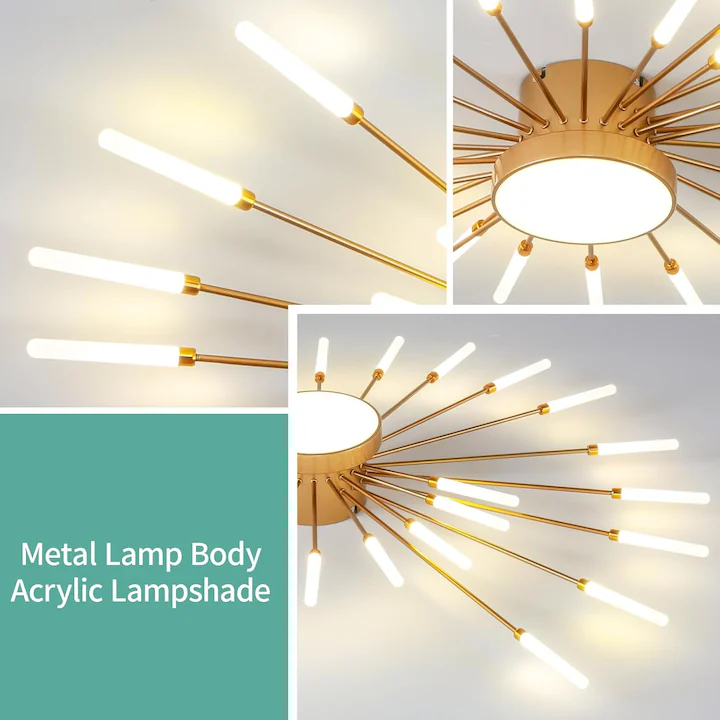 Lustra LED modernă D1280×H110 mm, 51×2W, telecomandă, 27127/42+1 PLG [3]