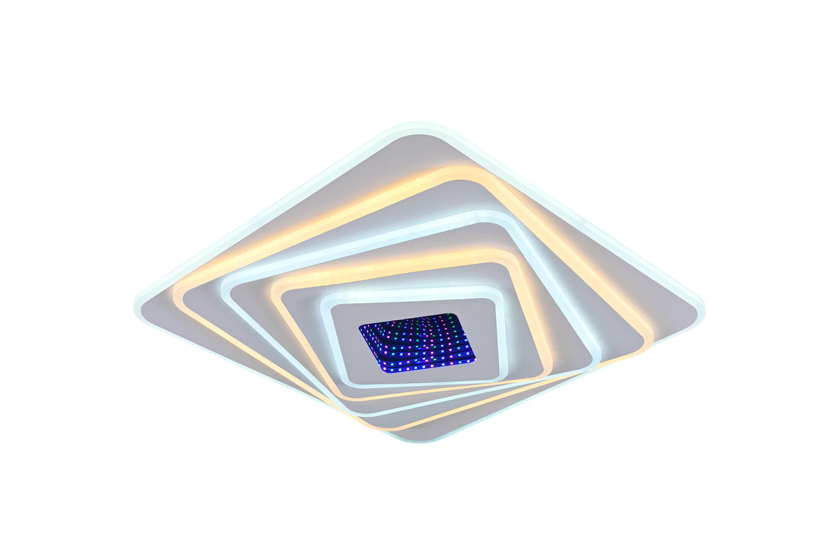 Lustra LED pătrată 19129/500D – 243W, lumină reglabilă, cu telecomandă [2]