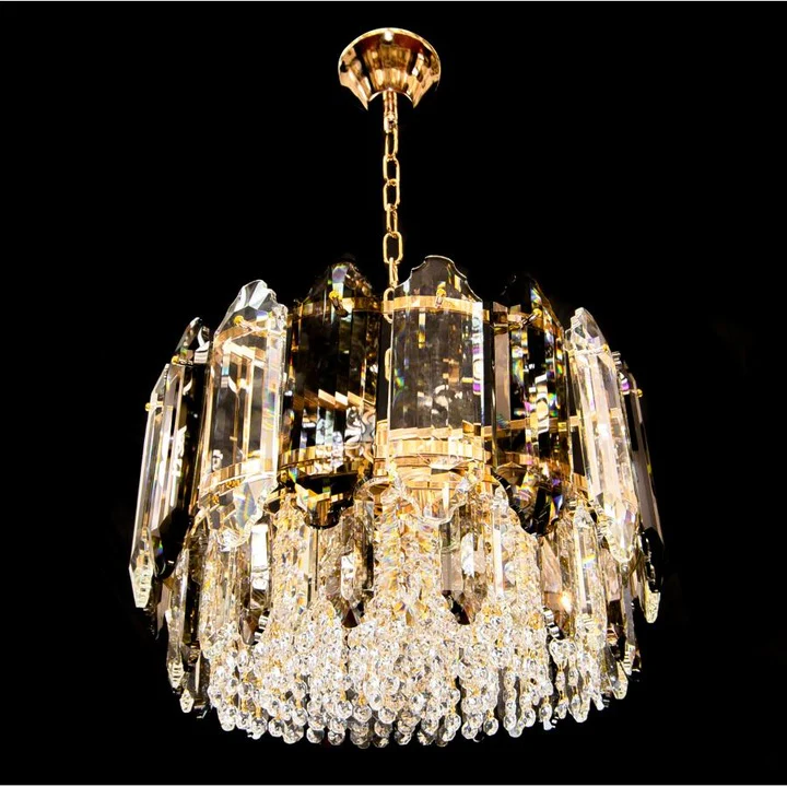 Candelabre - Candelabru cu 3 surse E27, Ø ≈ 300 mm, finisaj auriu – model 20564/300 FGD