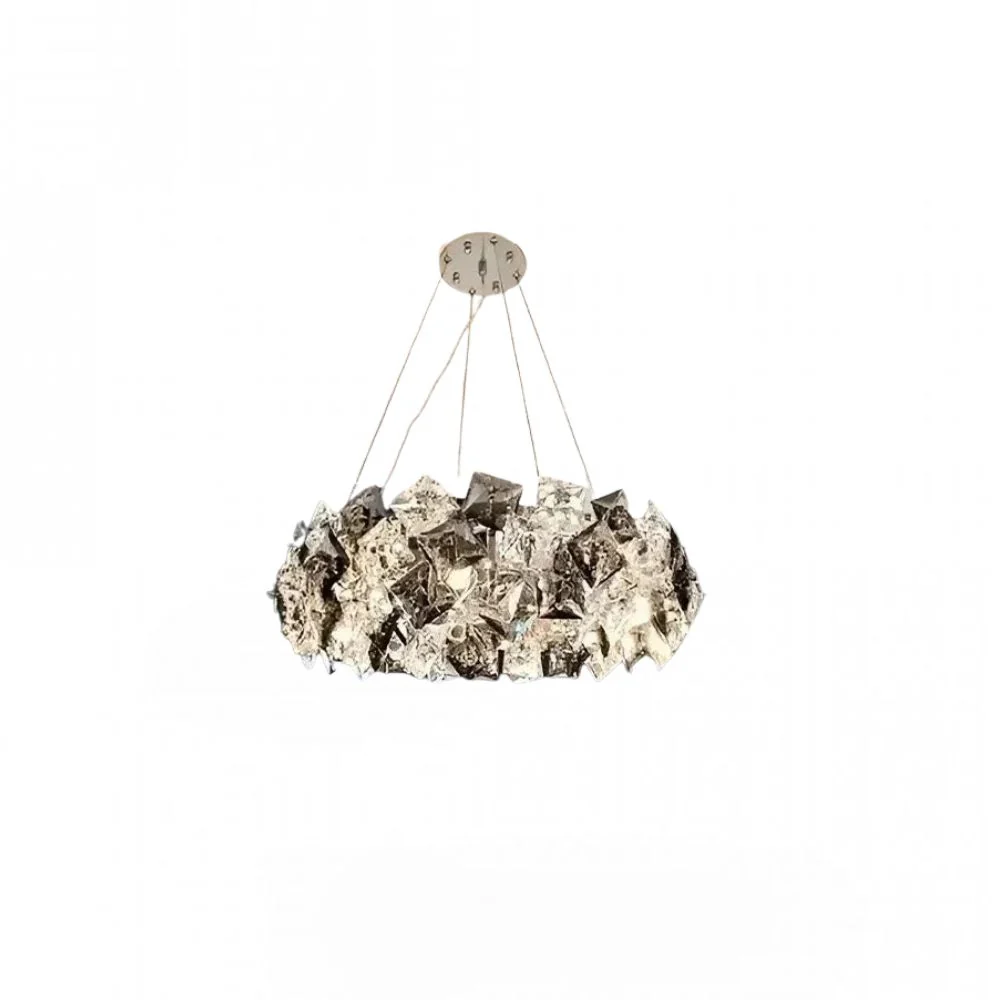 Candelabre - Candelabru modern cu 4 becuri E27 – Model 89005/400CR, Ø400 mm, finisaj cromat