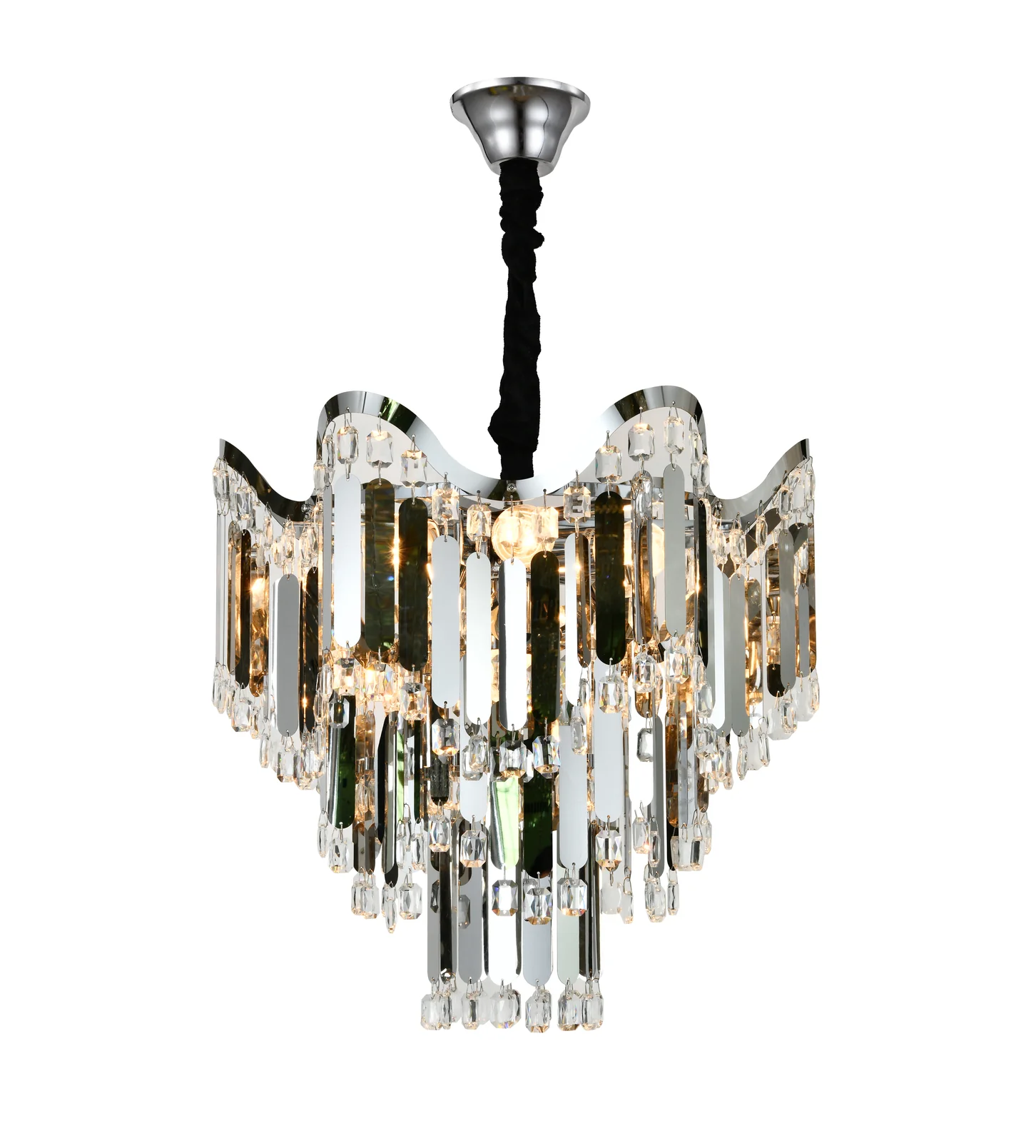 Candelabre - Candelabru modern, Ø450×H440 mm, 7 becuri E27, model 78012/450 CH