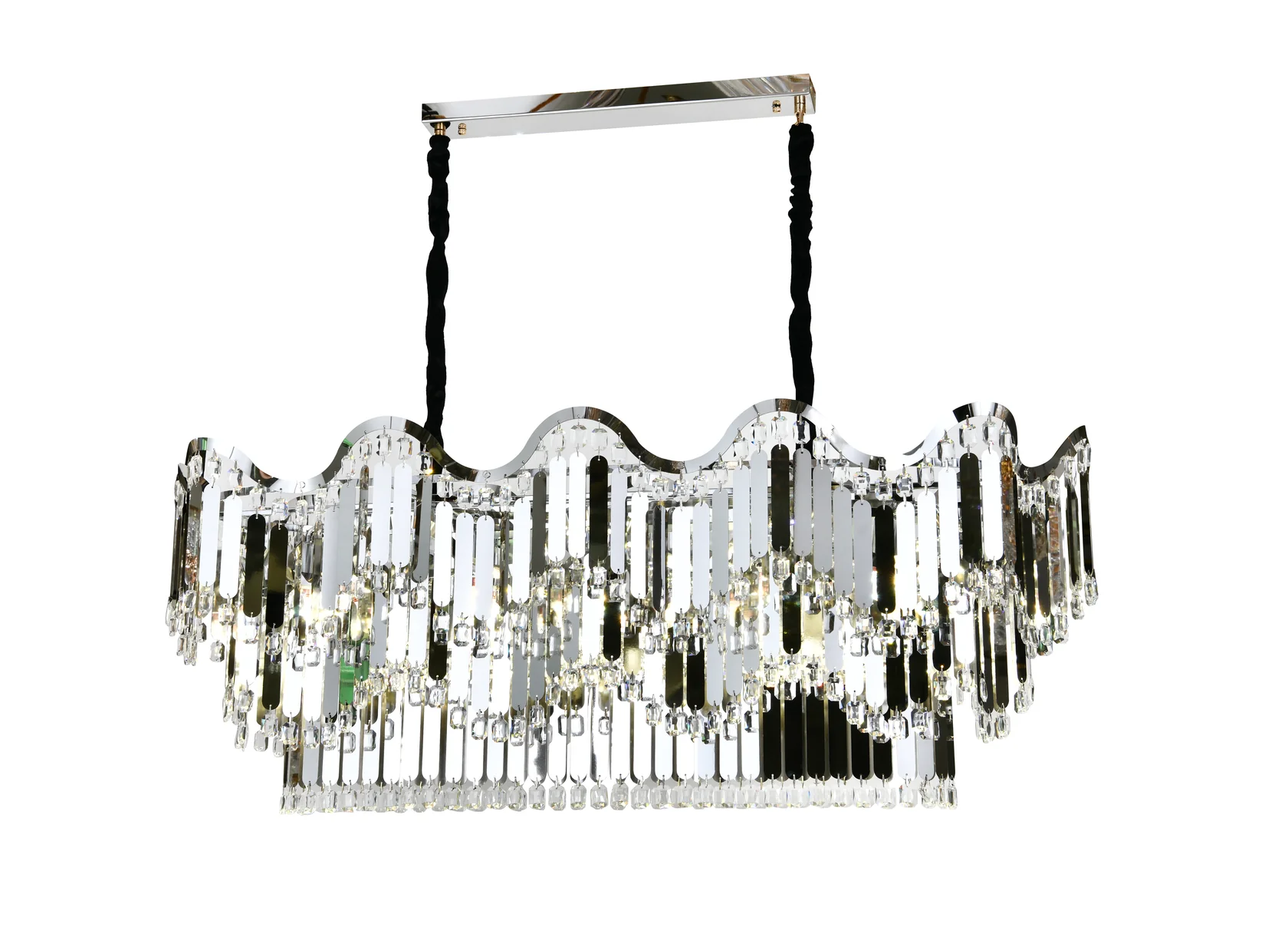 Candelabre - Candelabru rectangular, L1100×H440 mm, E27 max 60W×12, 78012/1100+400 CH