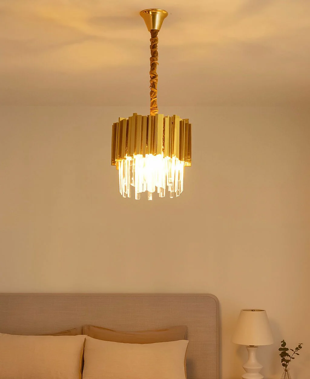 Candelabre - CRISTALE, 3×E27, Ø30 CM, DESIGN ELEGANT ȘI MODERN 3211/300FG