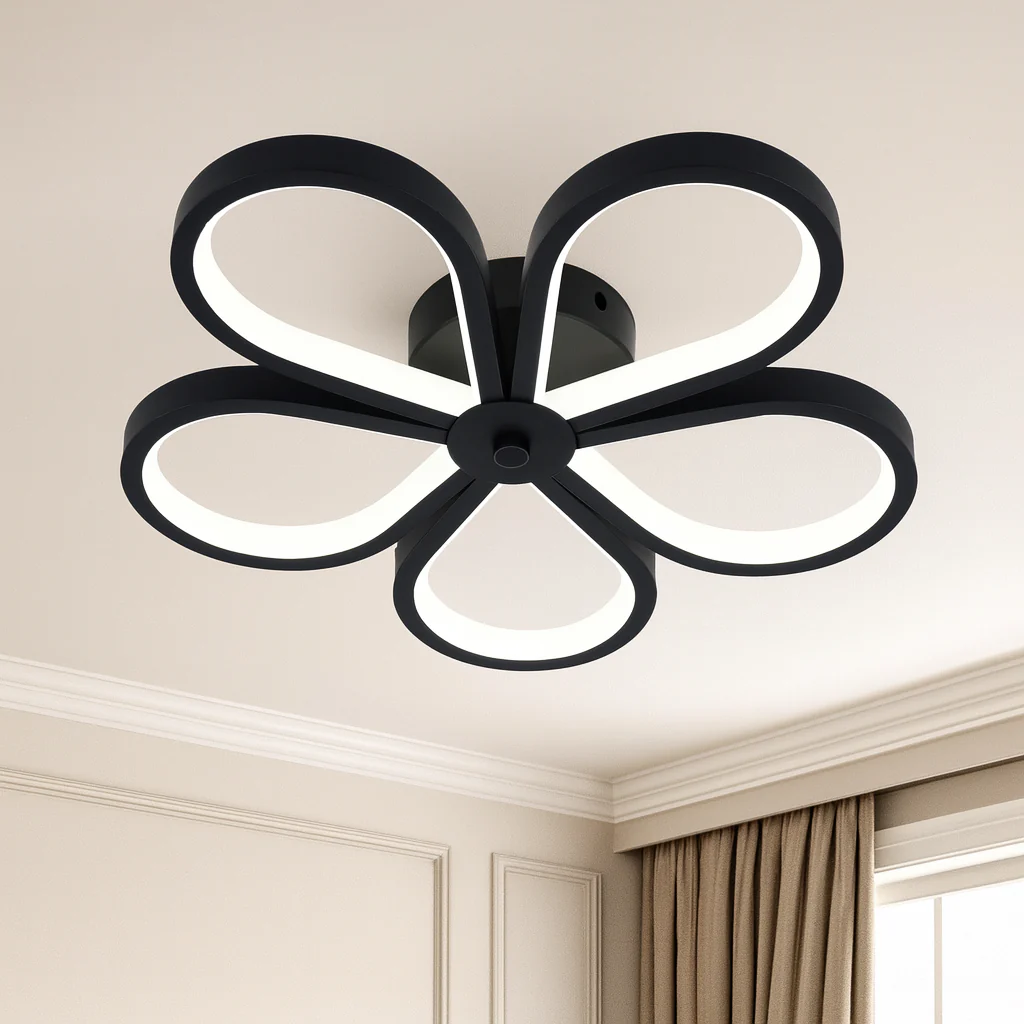 Lustre LED - Lustra LED moderna floare, Ø300×H55 mm, 32×2W, 3000–6500K, 71583/300 MB